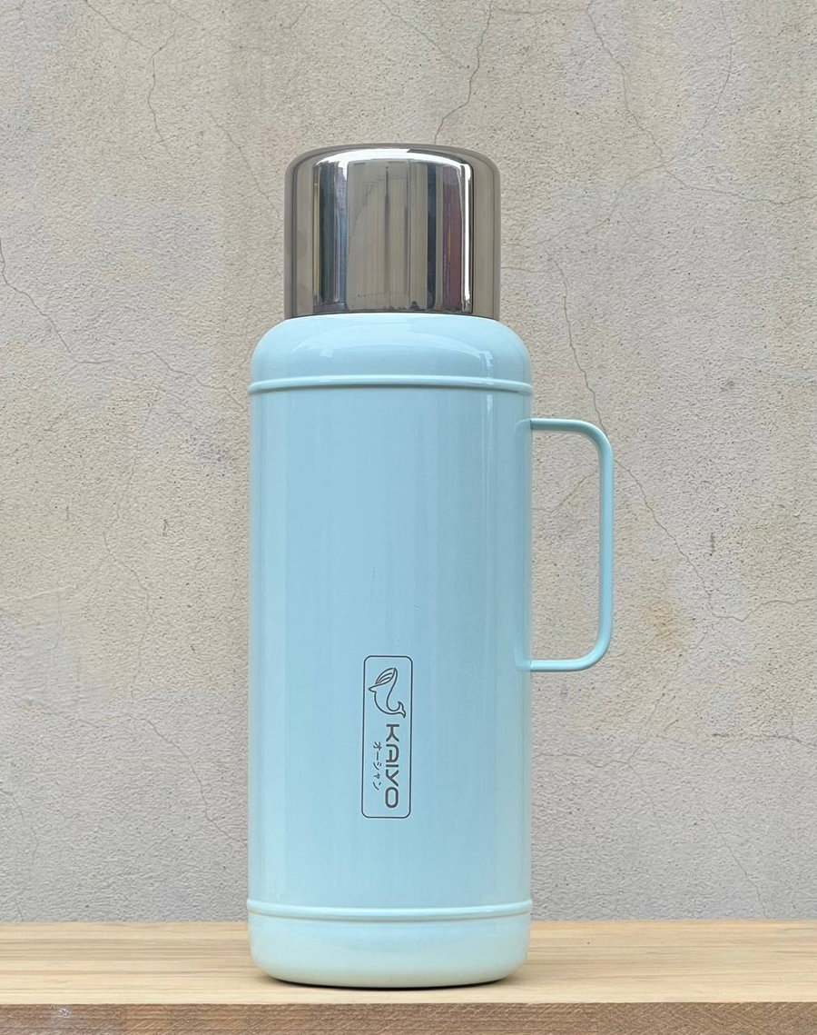Phích nước giữ nhiệt 2.2l Kaiyo- Nhật (màu xanh ngọc)