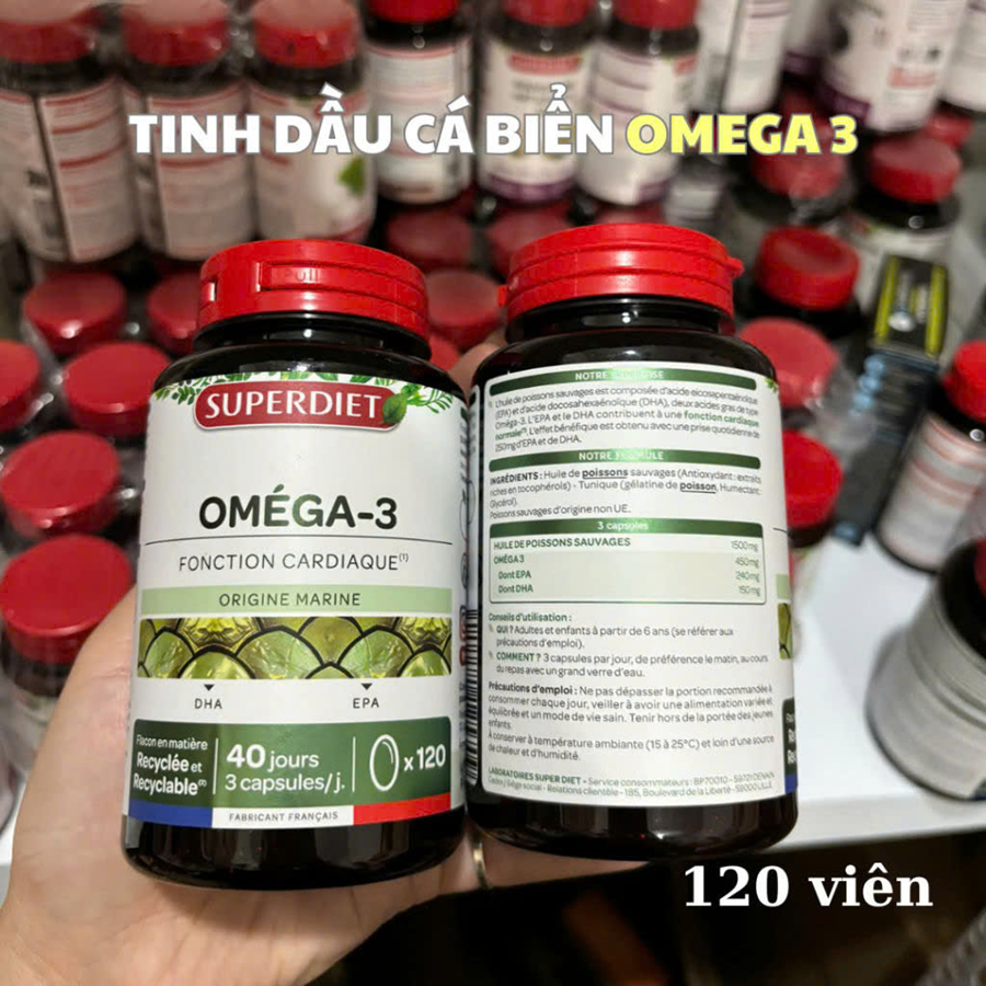 Omega 3 SUPERDIET - 120 viên