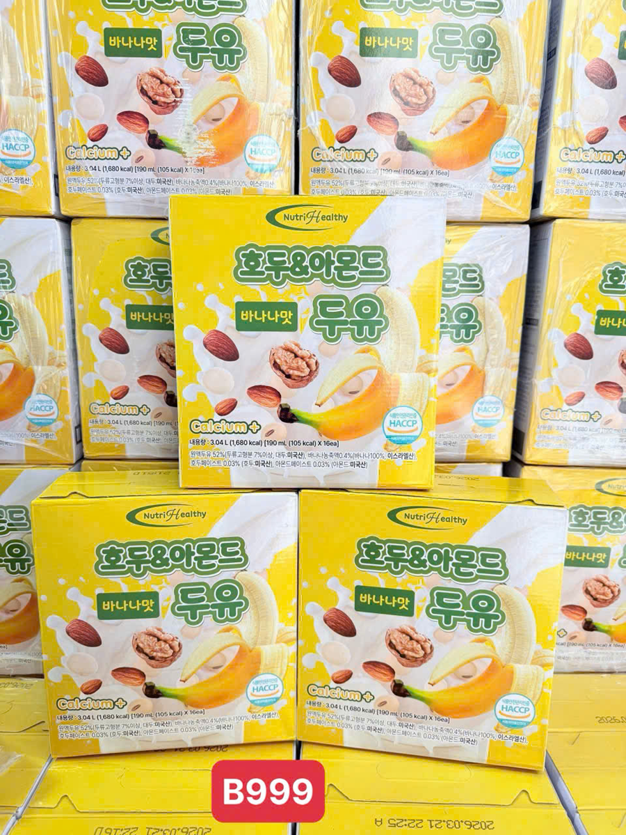 Combo 2 thùng Sữa hạt vị chuối - Miễn Ship