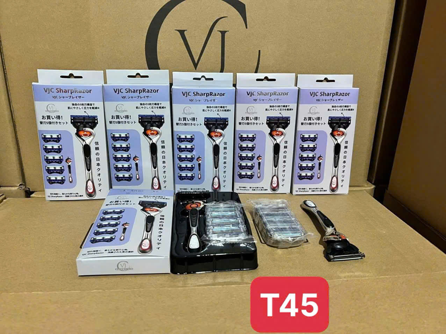 Bộ dao cạo râu + 5 lưỡi VJC Essentials