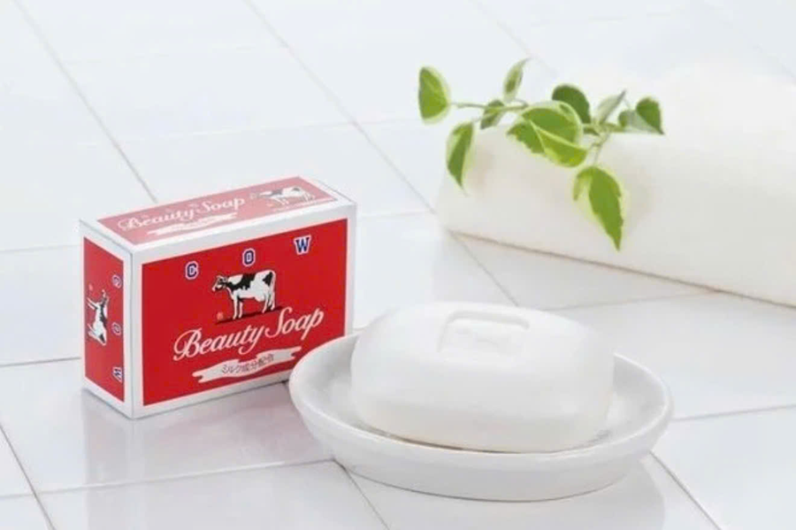 Combo 5 Bánh Xà Phòng Dưỡng Ẩm Đa Năng COW 90g- Nhật