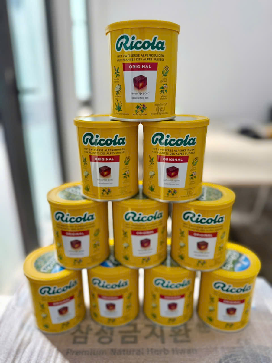 Combo 2 lọ kẹo ngậm ho Ricolla Thụy Sĩ