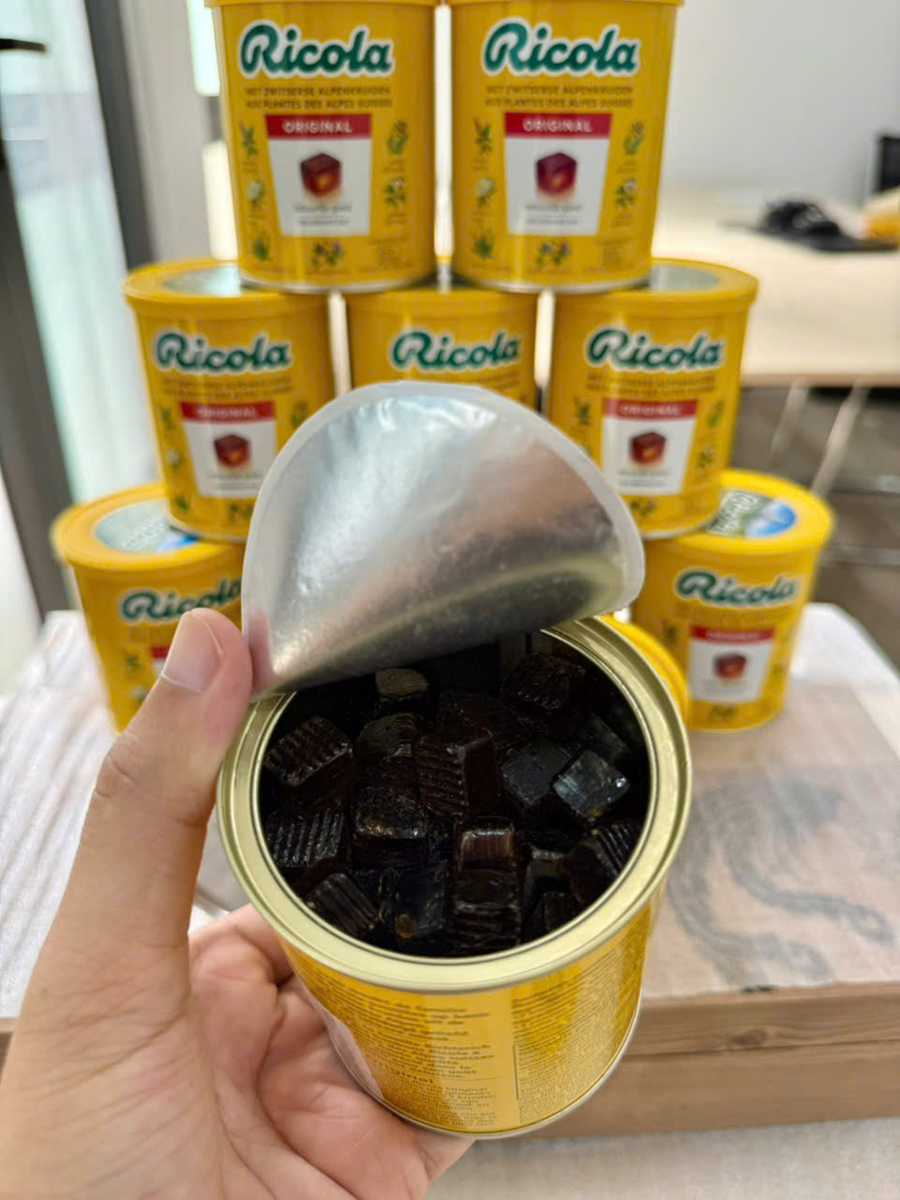 Combo 2 lọ kẹo ngậm ho Ricolla Thụy Sĩ