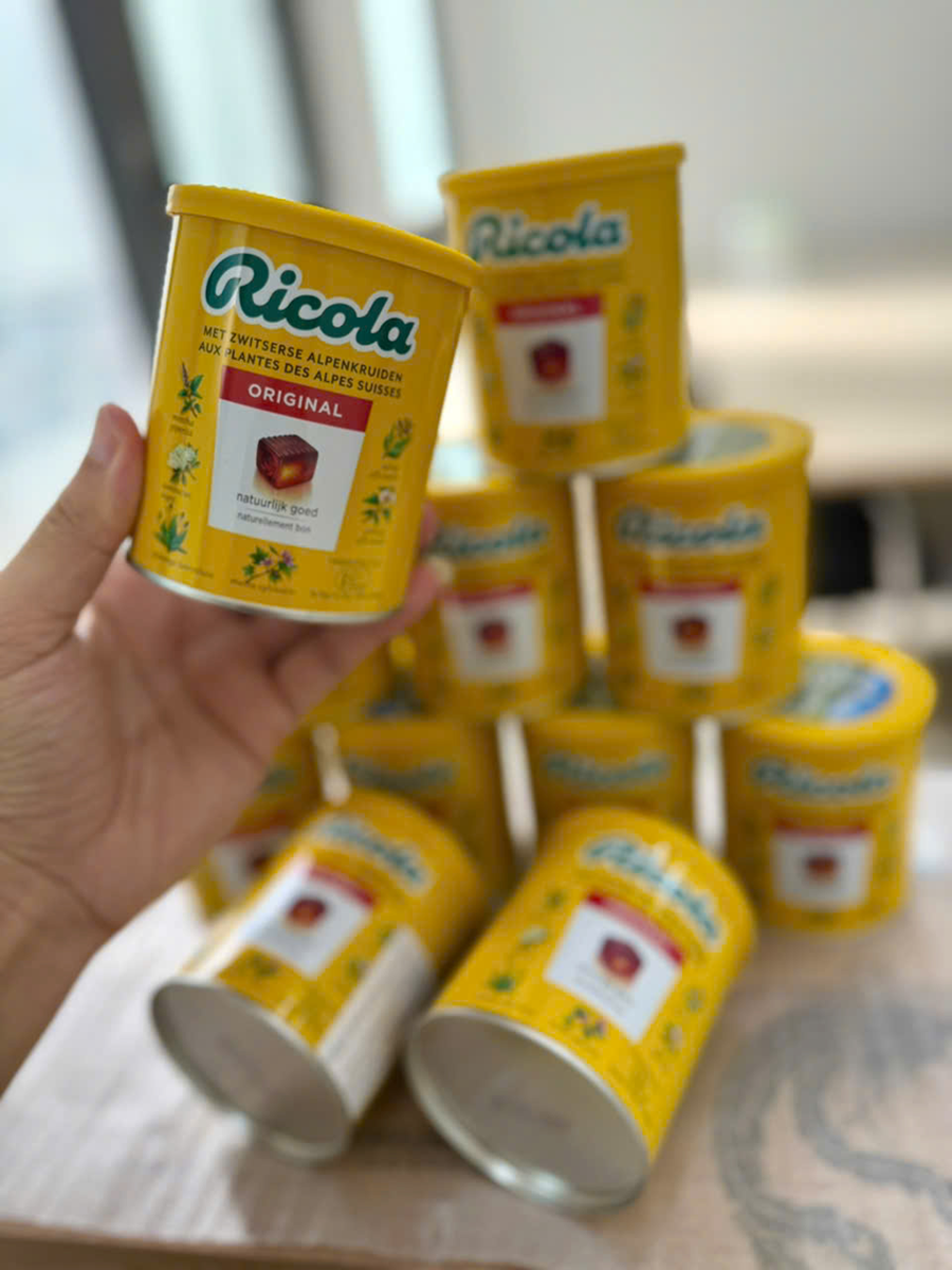 Combo 2 lọ kẹo ngậm ho Ricolla Thụy Sĩ