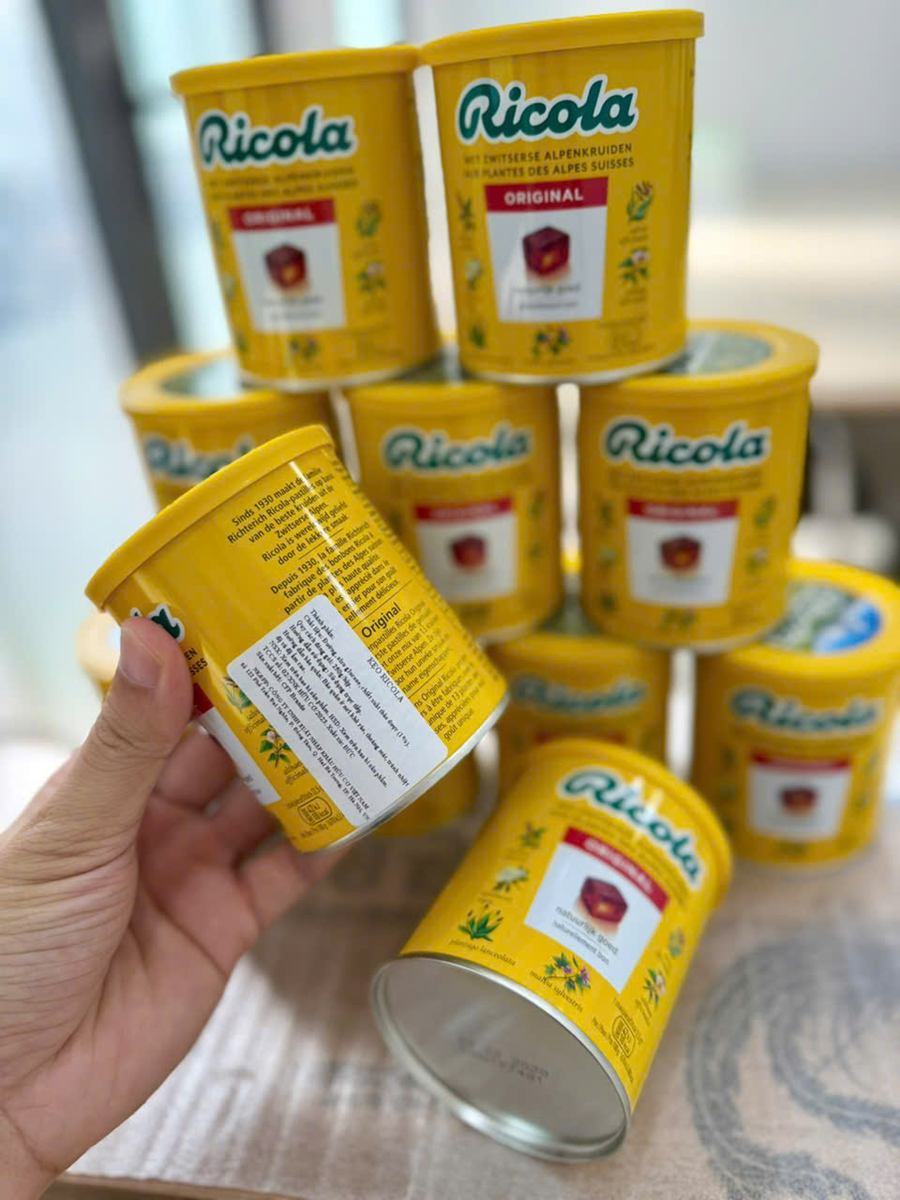 Combo 2 lọ kẹo ngậm ho Ricolla Thụy Sĩ