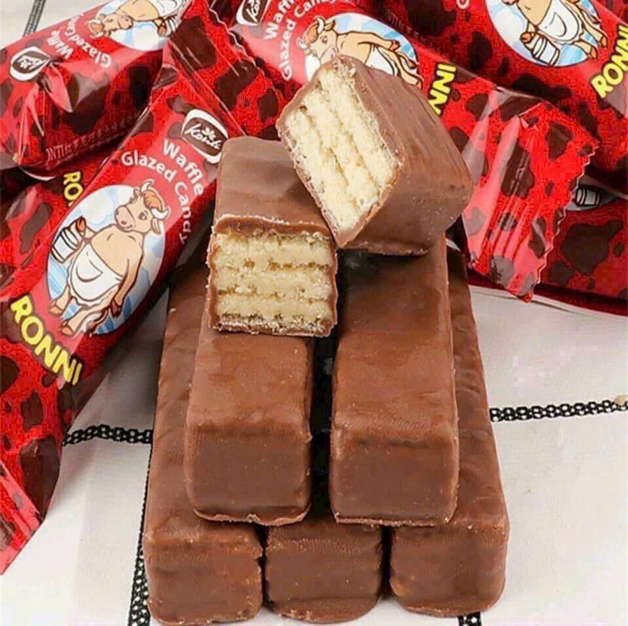 Combo 2 BÁNH RONNI XỐP SỮA BÒ ĐỎ 400G