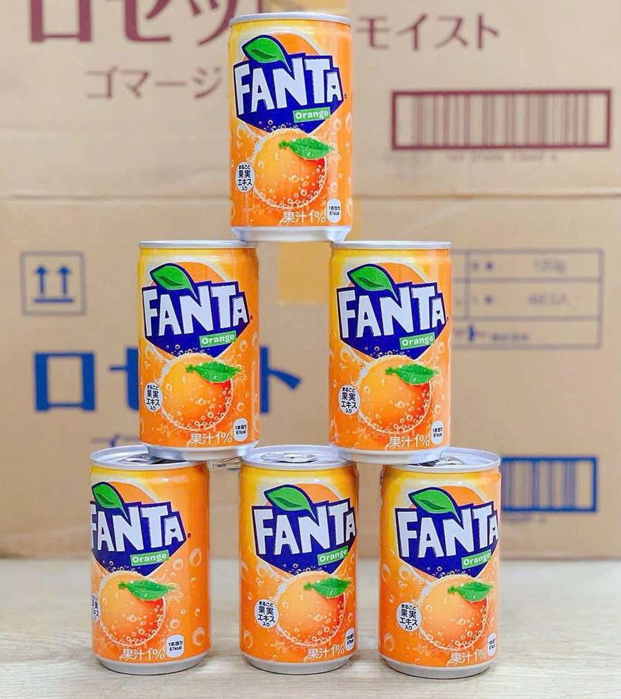 FANTA NỘI ĐỊA NHẬT VỊ CAM- THÙNG 30 LON