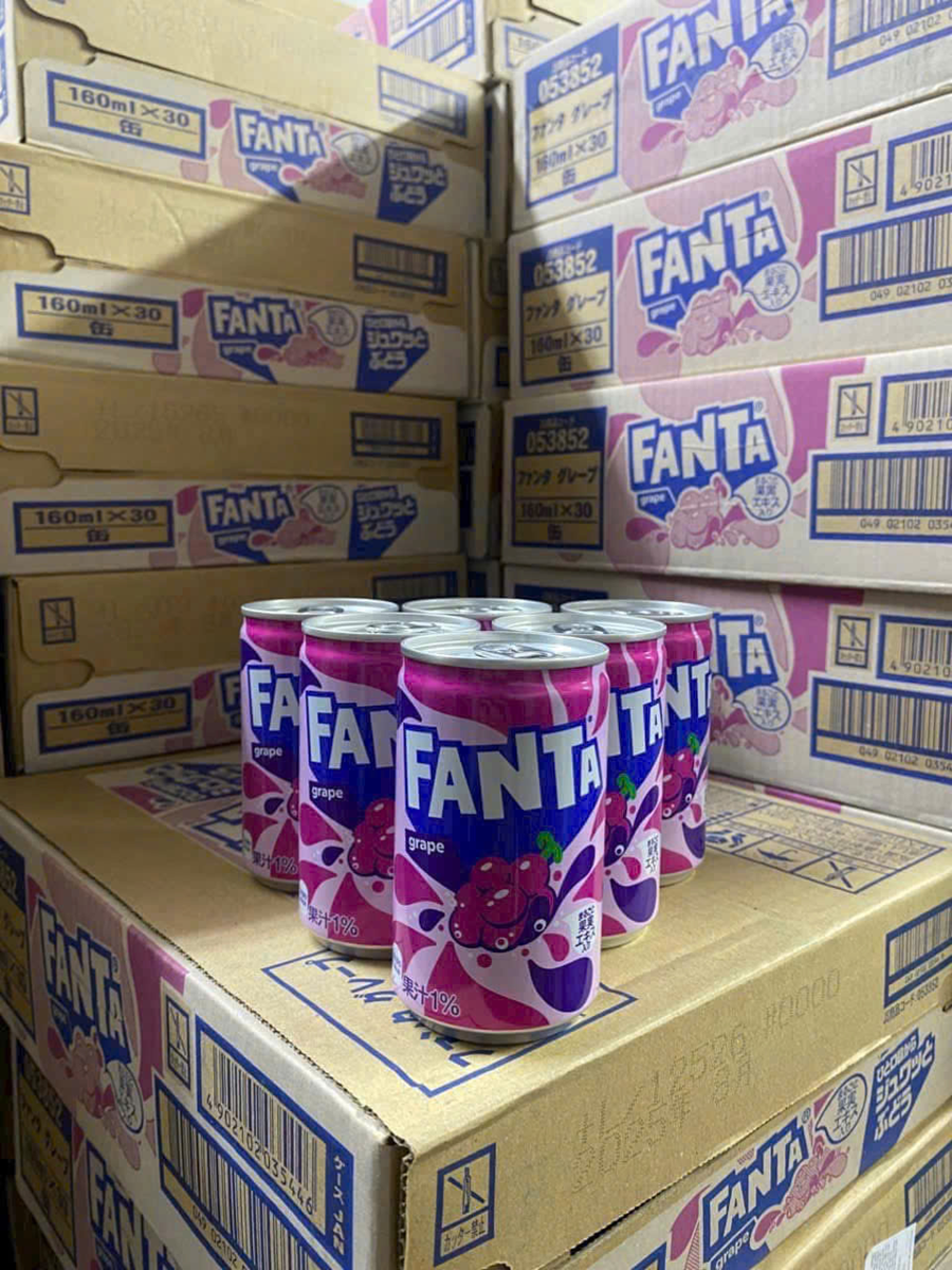 FANTA NỘI ĐỊA NHẬT VỊ NHO-THÙNG 30 LON