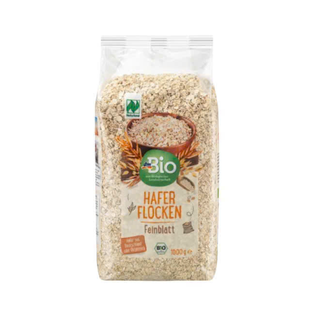 Combo 3 gói Yến mạch hữu cơ Bio Hafer Flocken 500g - Đức