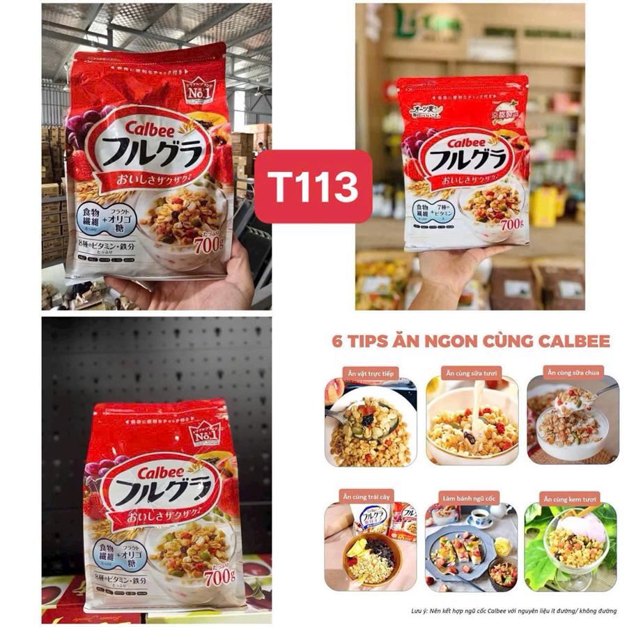 Combo 2 gói Ngũ cốc CALBEE Nhật 700g