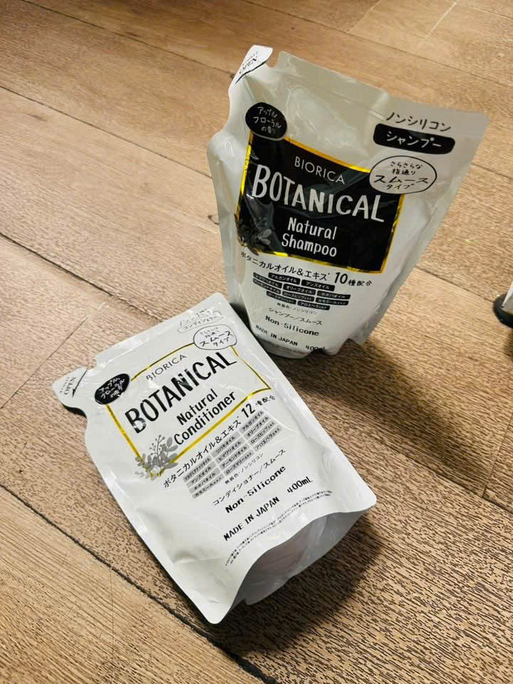 Combo 2 Cặp Dầu Gội Xả Botanical Natural Non Silicone 400ml