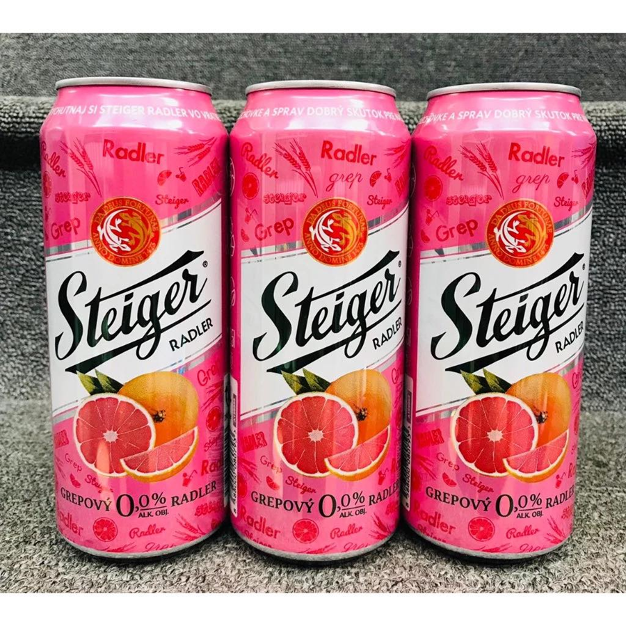 Bía hoa quả Steiger (1 xách 8 lon mix vị)