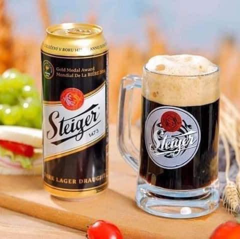 Bía hoa quả Steiger (1 xách 8 lon mix vị)