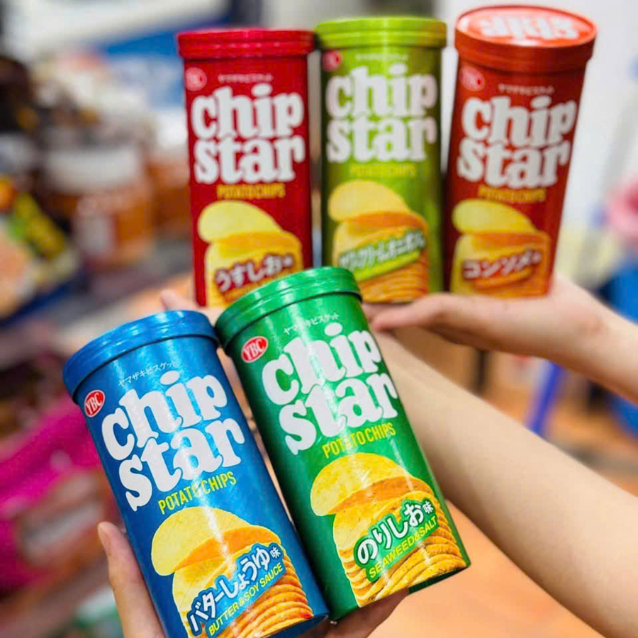 Combo 5 hộp Snack Khoai tây Chip Star Nhật mix vị