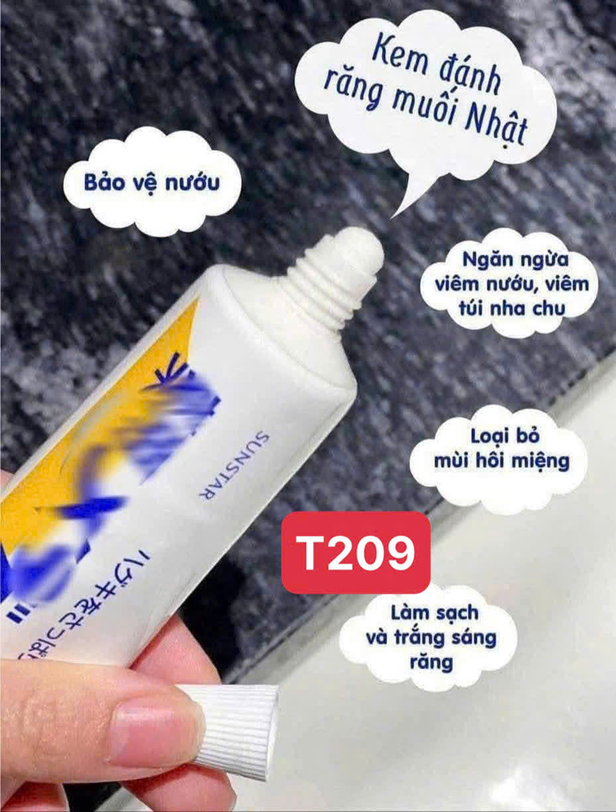 Combo 4 tuyp kem đánh răng muối Nhật
