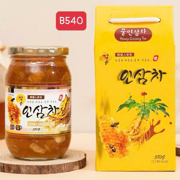 Trà sâm mật ong Hàn Quốc Honey Ginseng Tea 580g