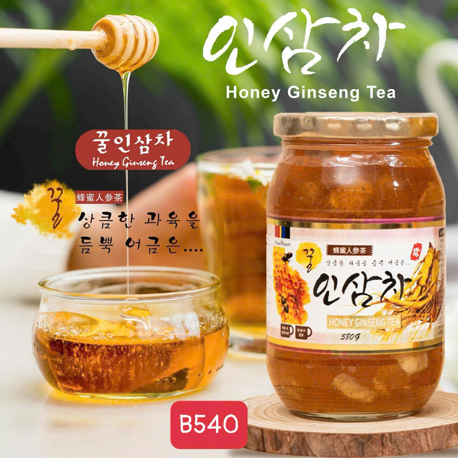 Trà sâm mật ong Hàn Quốc Honey Ginseng Tea 580g