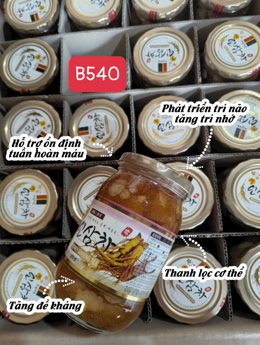 Trà sâm mật ong Hàn Quốc Honey Ginseng Tea 580g