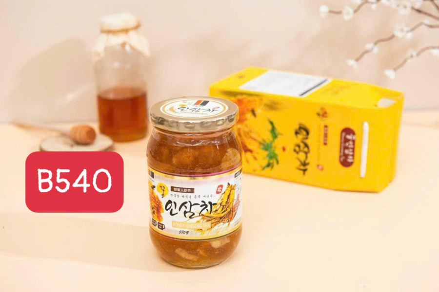 Trà sâm mật ong Hàn Quốc Honey Ginseng Tea 580g