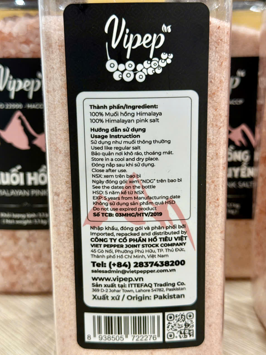 Combo 2 hộp muối hồng Himalaya Xay Nhuyễn 1.1kg