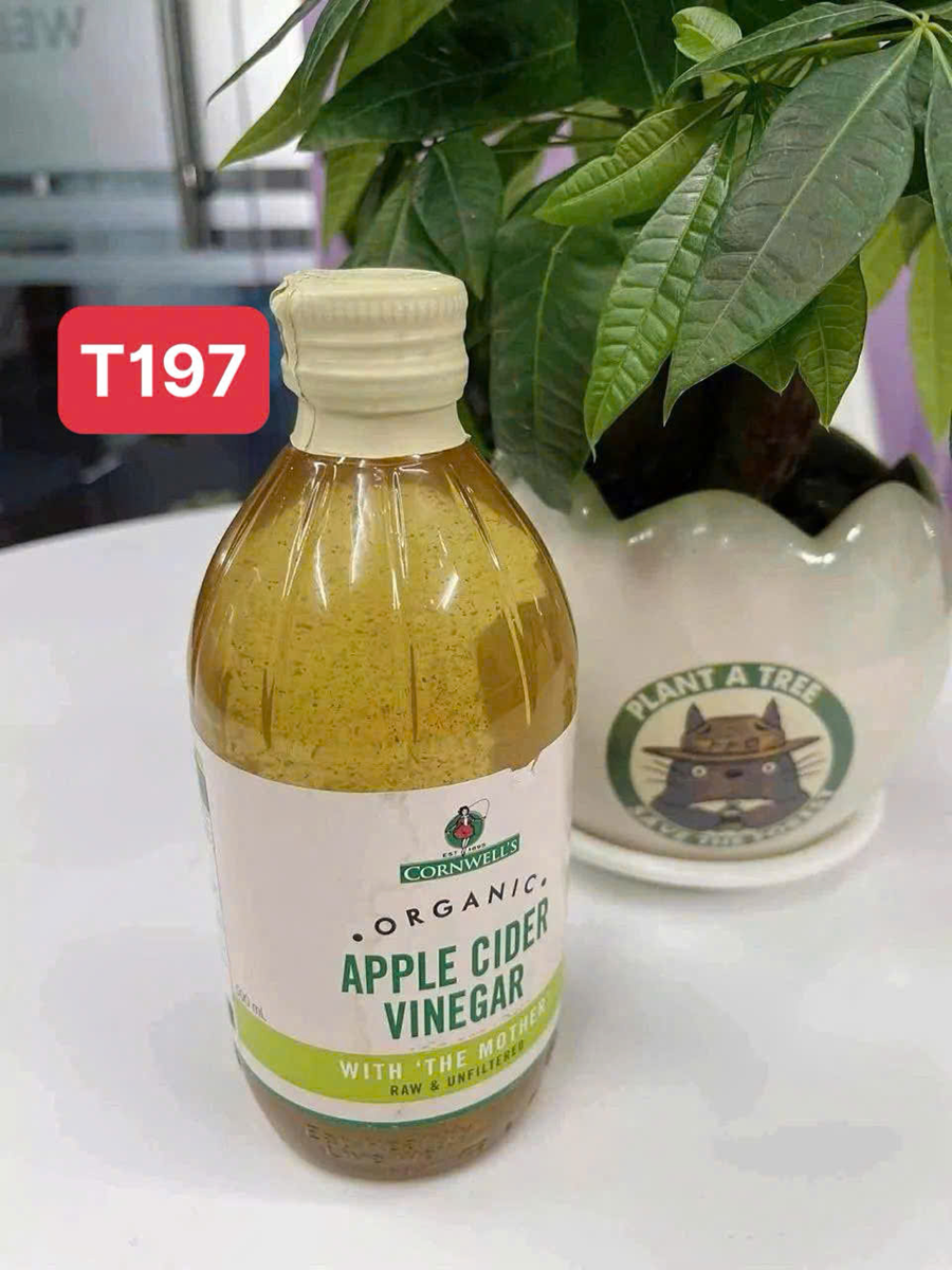 Combo 2 chai Giấm Táo Hữu Cơ Cao Cấp Cornwell’s 500ml- ÚC