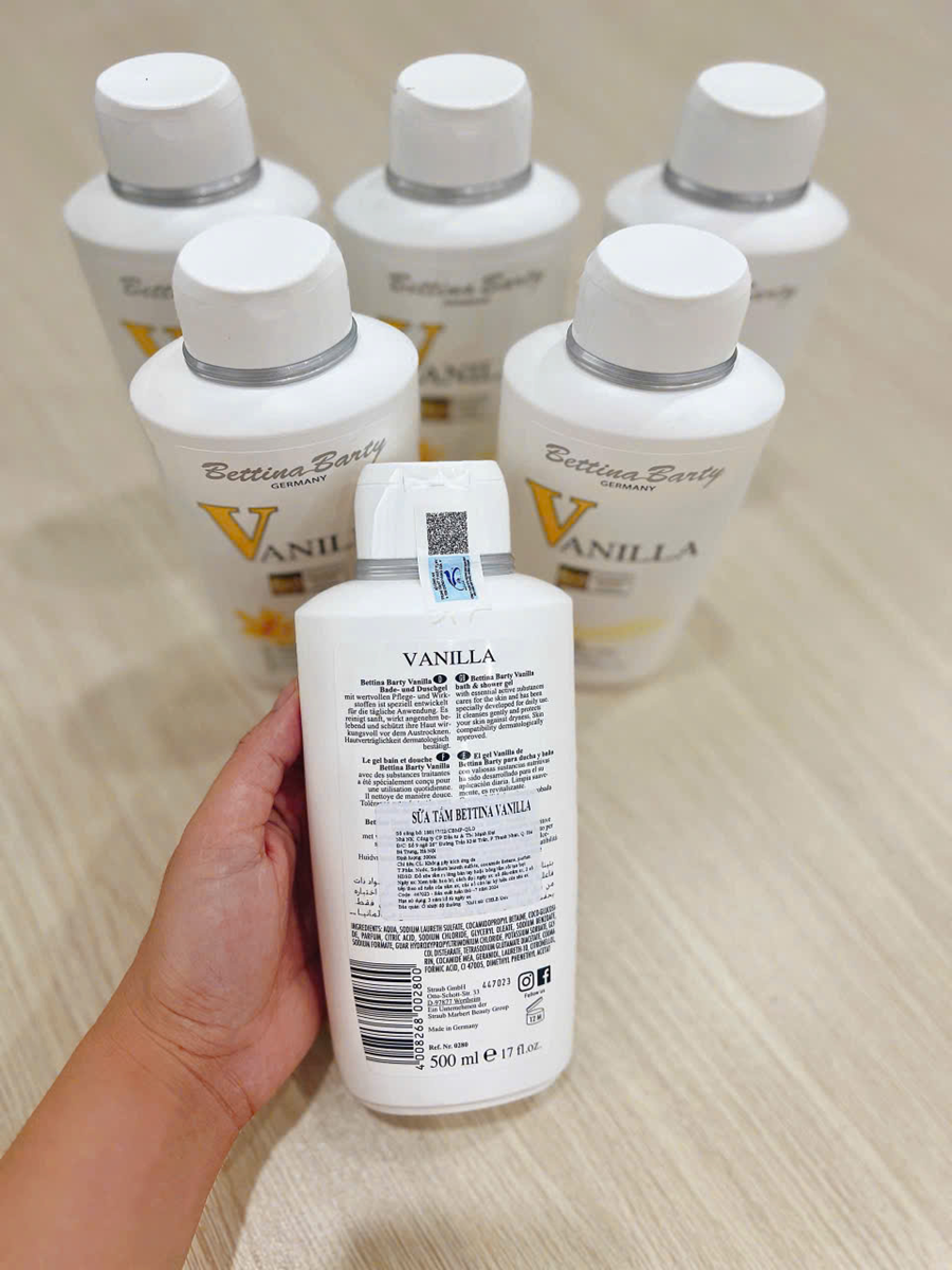 Combo 2 Chai Sữa tắm Vanilla Hương Nước Hoa Đức 500ml