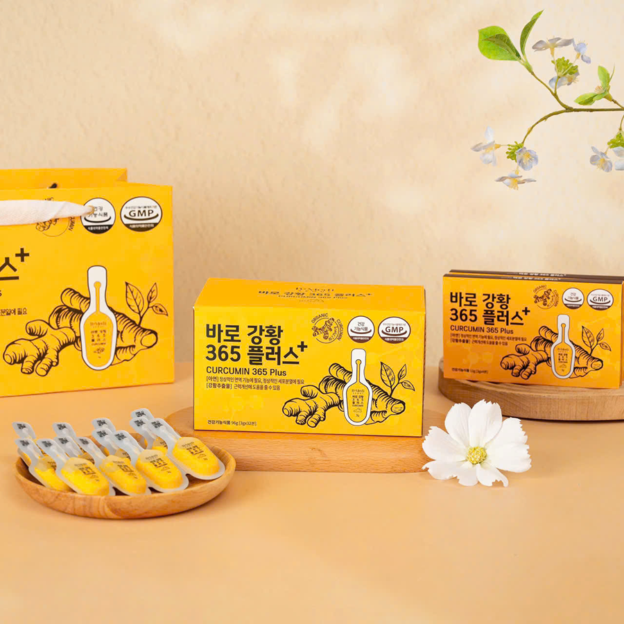 Combo 3 hộp Tinh chất nghệ Nano Curcumin 365 Plus B-Medi( 32 tép) - Hàn Quốc- Miễn Ship