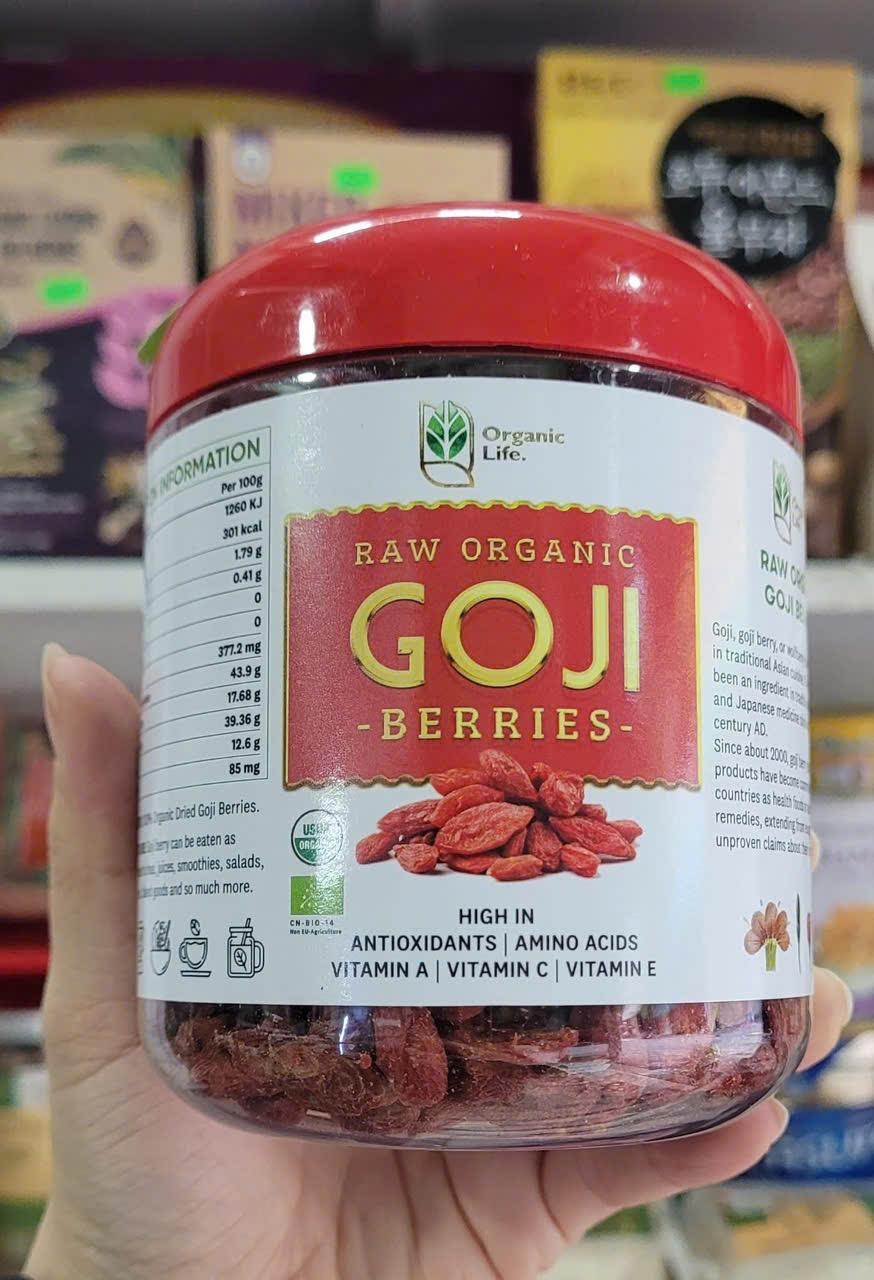 Kỷ tử hữu cơ Organic Life 180g