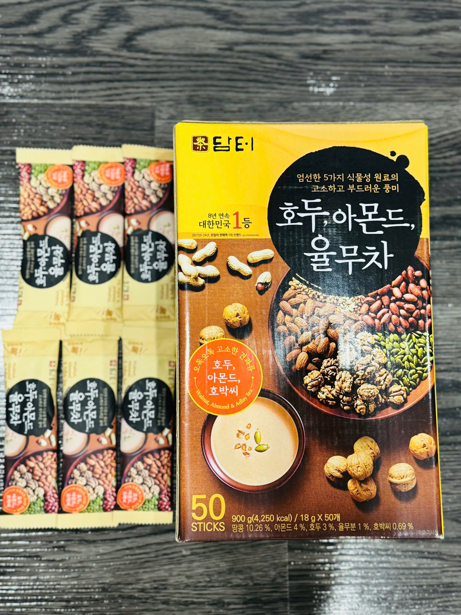 Bột ngũ cốc Hàn 50 gói- Hộp vàng