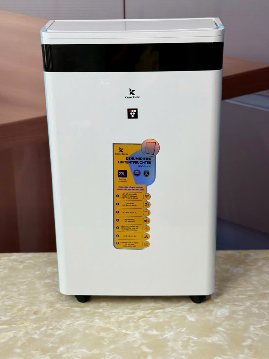 Máy Hút Ẩm Kuscheln KDH-27L 3in1 - Miễn Ship( Bảo Hành 2 năm)