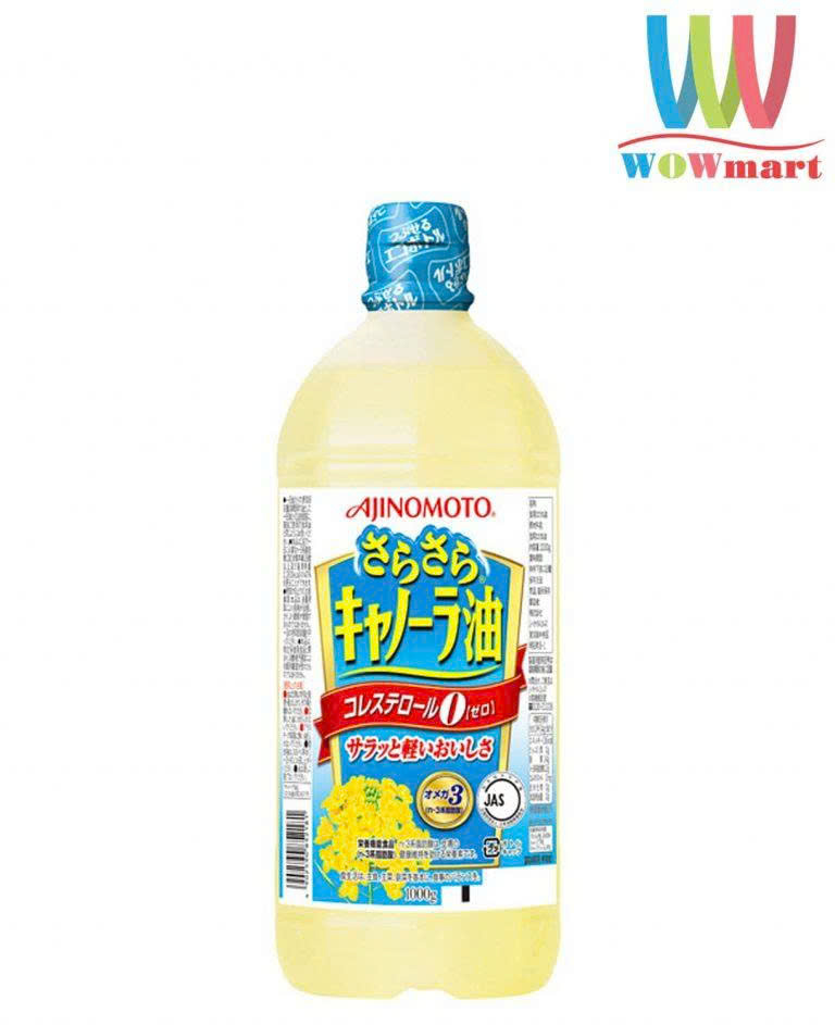 Combo 2 chai Dầu hạt cải Ajinomoto 1000g