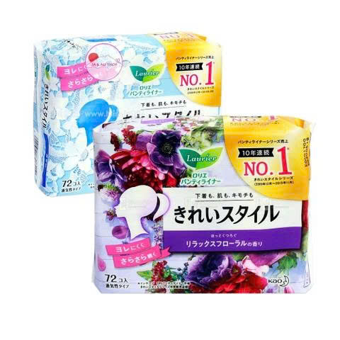 Combo 3 bịch Băng vệ sinh hàng ngày có cánh Kao Laurier 72 miếng mix màu