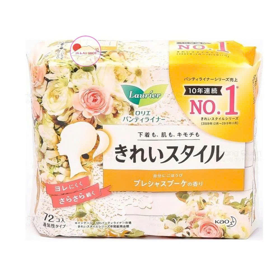 Combo 3 bịch Băng vệ sinh hàng ngày có cánh Kao Laurier 72 miếng mix màu