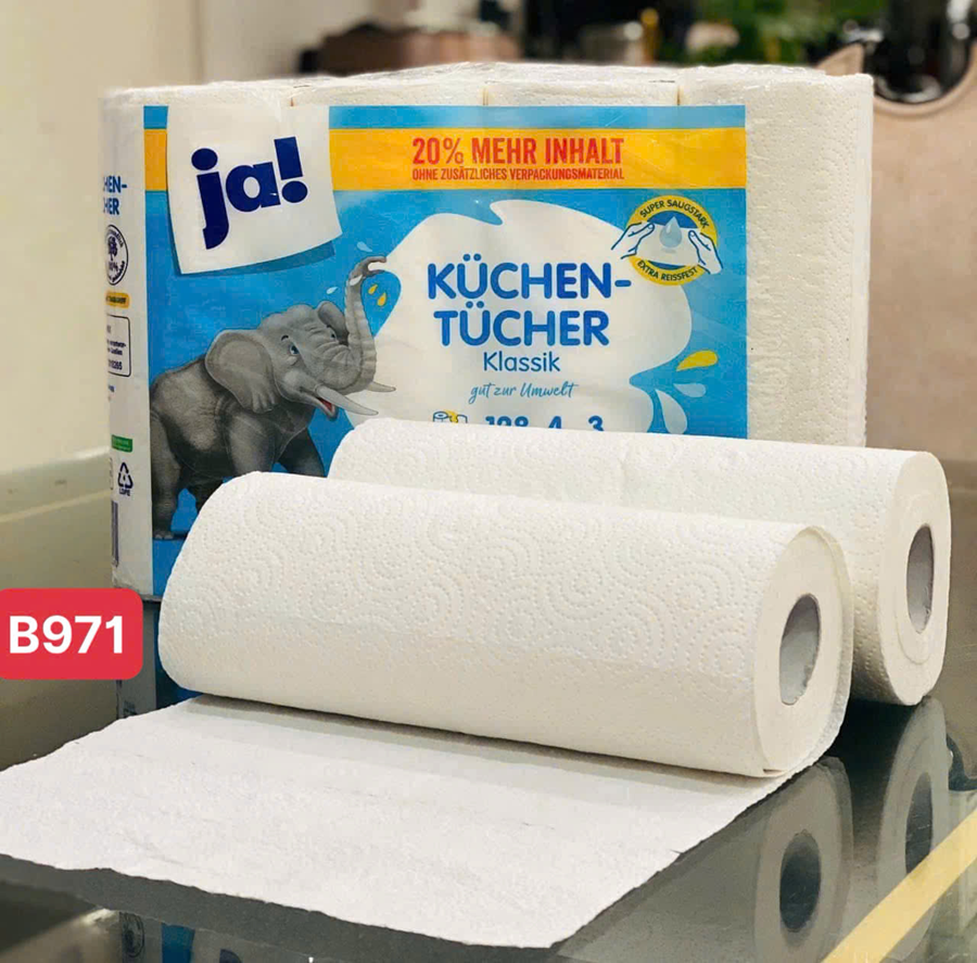Giấy Ja Nhà Bếp Đa Năng Đức( Tổng 8 cuộn)