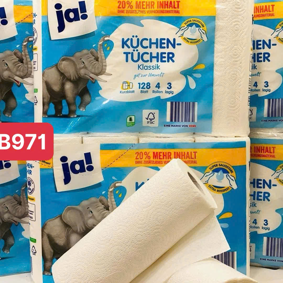 Giấy Ja Nhà Bếp Đa Năng Đức( Tổng 8 cuộn)