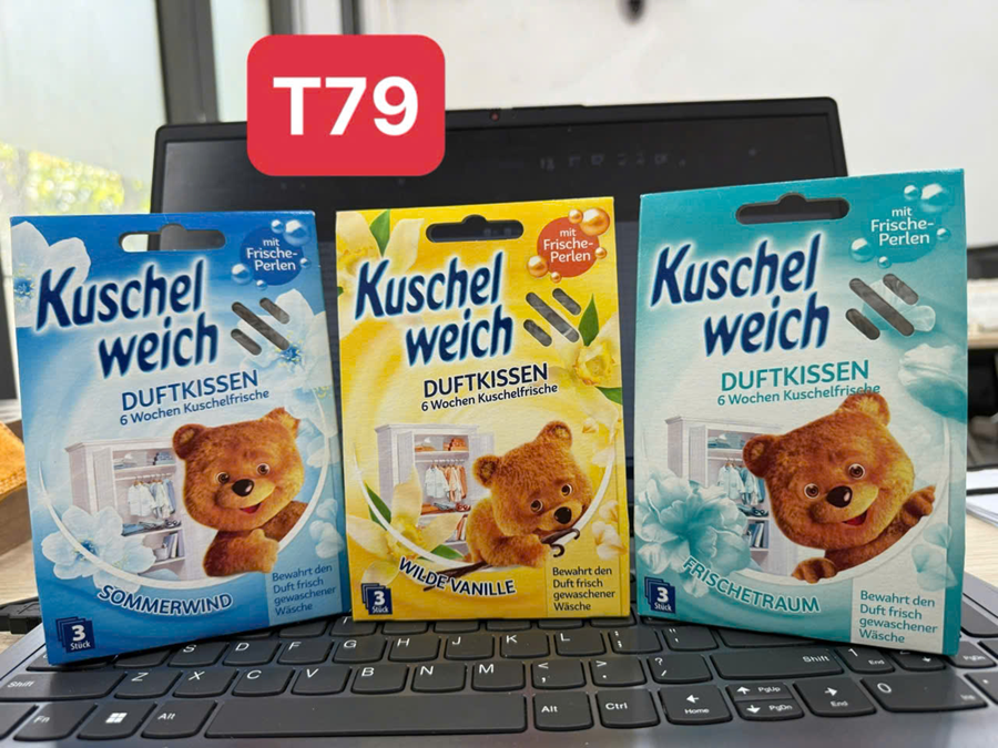 Combo 3 hộp TÚI THƠM TỦ QUẦN ÁO TÚI THƠM KUSCHEL WEICH