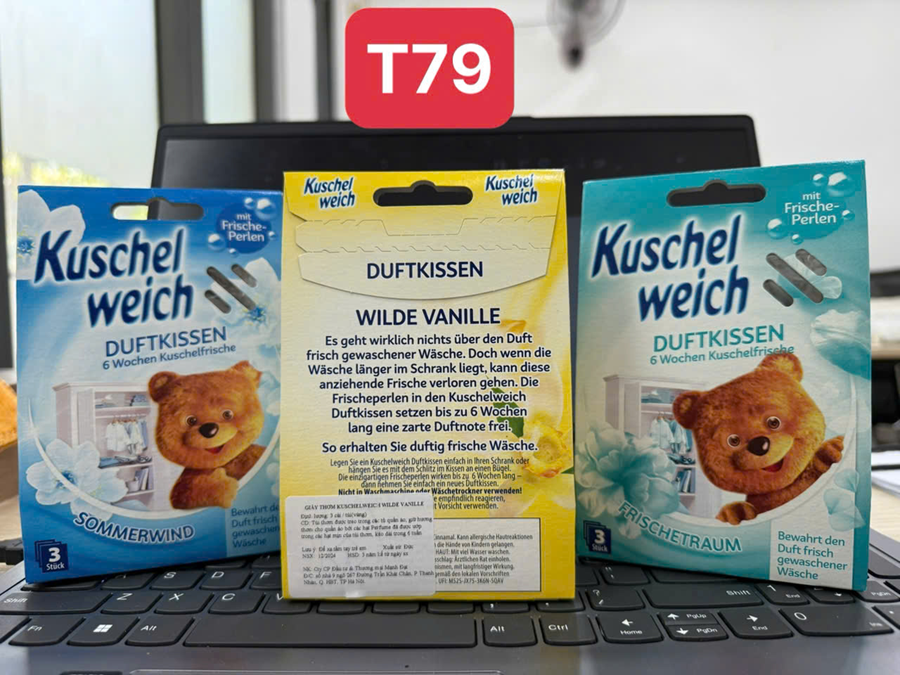 Combo 3 hộp TÚI THƠM TỦ QUẦN ÁO TÚI THƠM KUSCHEL WEICH