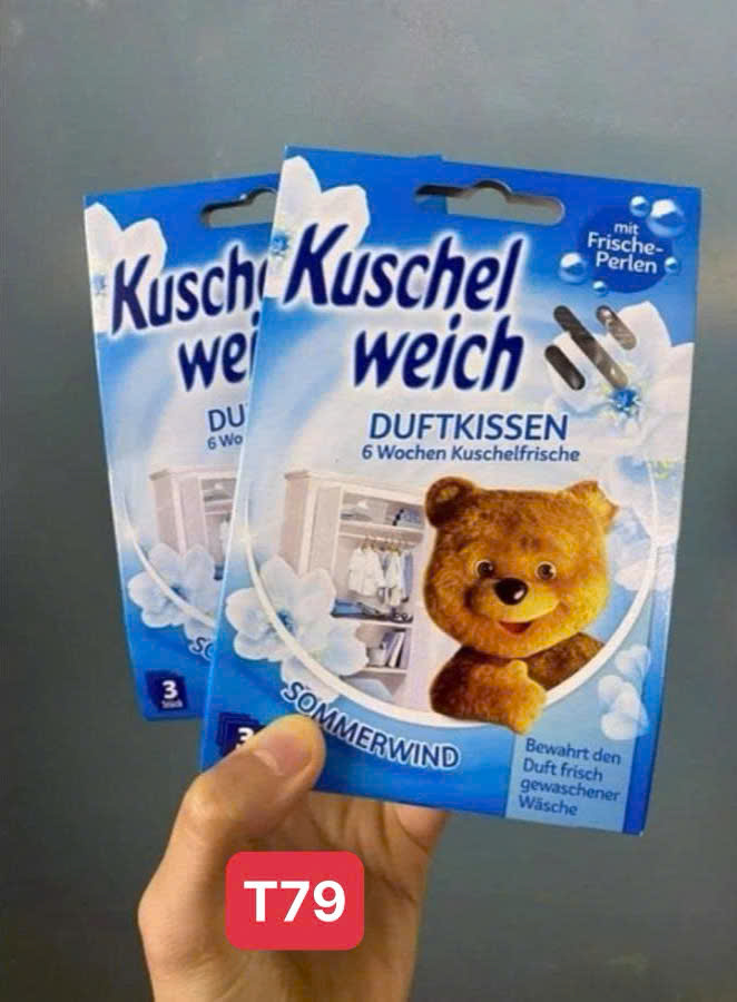 Combo 3 hộp TÚI THƠM TỦ QUẦN ÁO TÚI THƠM KUSCHEL WEICH