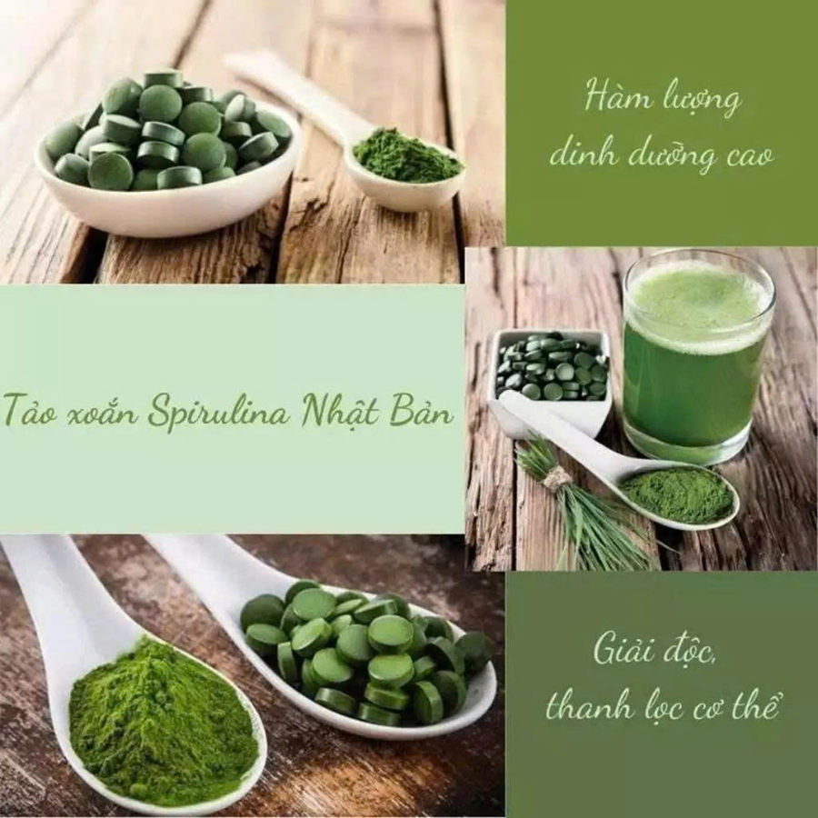 Tảo xoắn Nhật Bản hộp 2200 viên