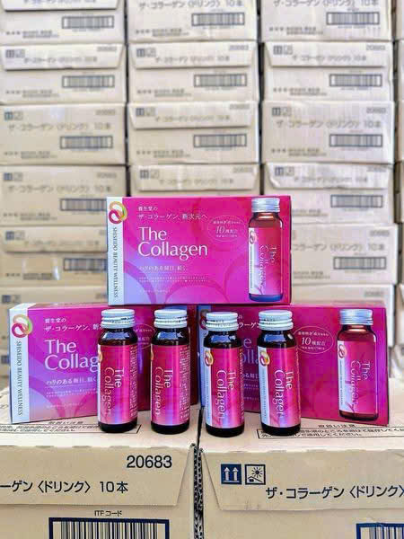 Combo 3 hộp Nước uống The collagen EXR Shiseido -hộp 10 chai