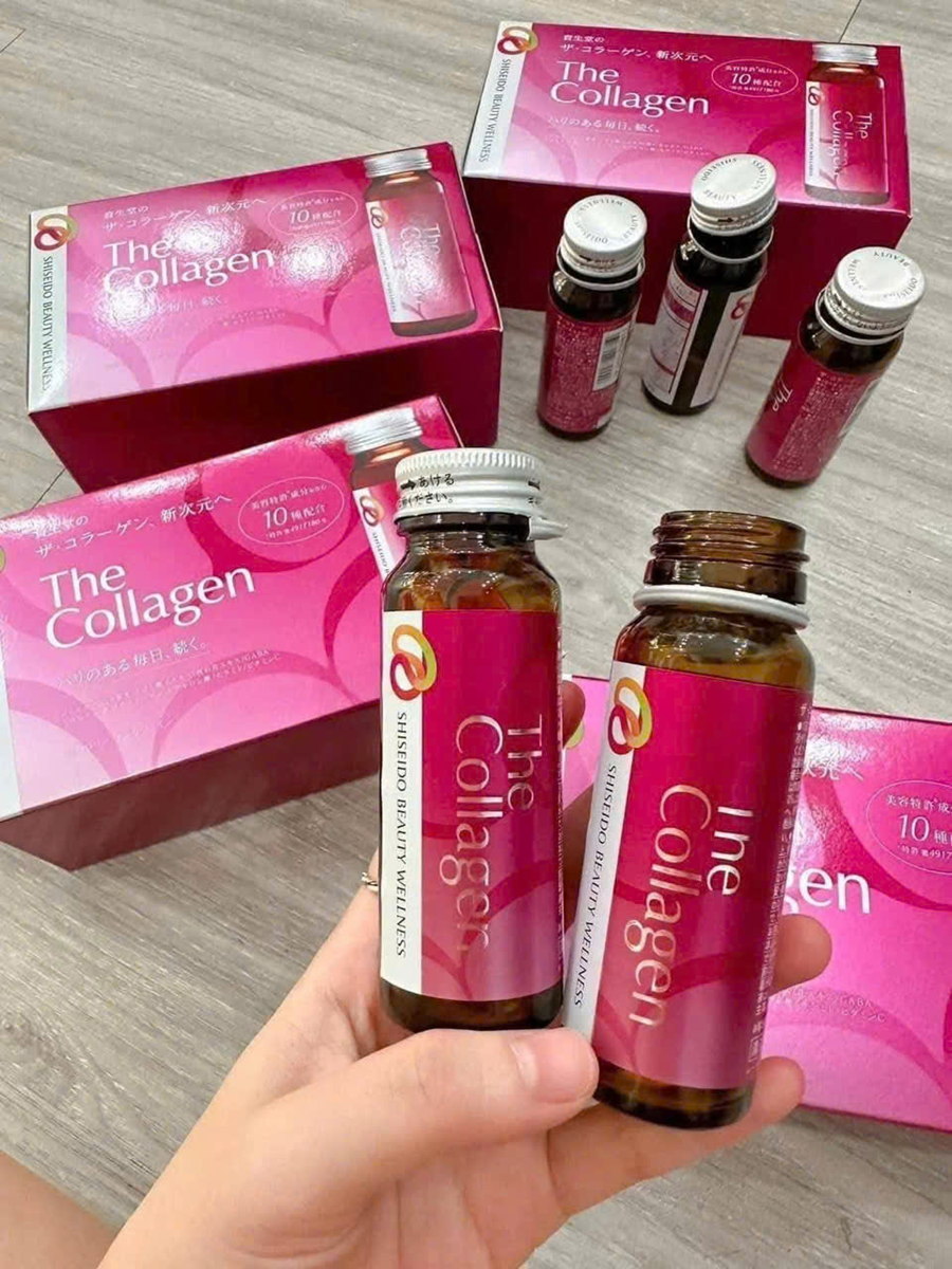 Combo 3 hộp Nước uống The collagen EXR Shiseido -hộp 10 chai