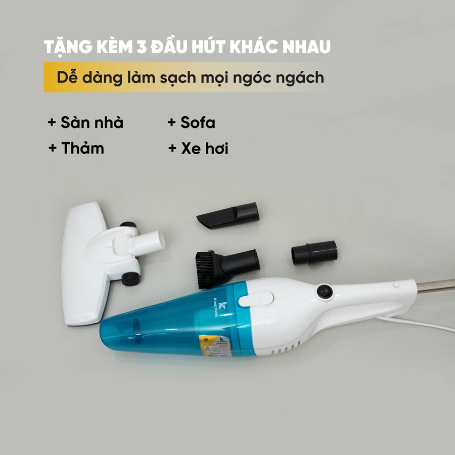 Máy hút bụi cầm tay Kuschen KVC24-500 - Bảo hành 2 năm